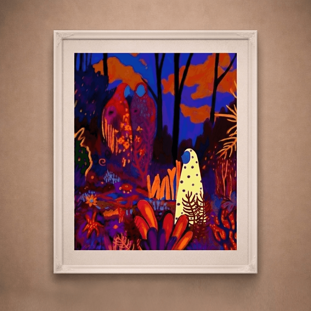 The Outsider Series: Refusal to Fade | Bold Expressionist Art Print (Unframed)