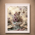 The Secret Greenhouse | Whimsical Botanical Art Print (Unframed)
