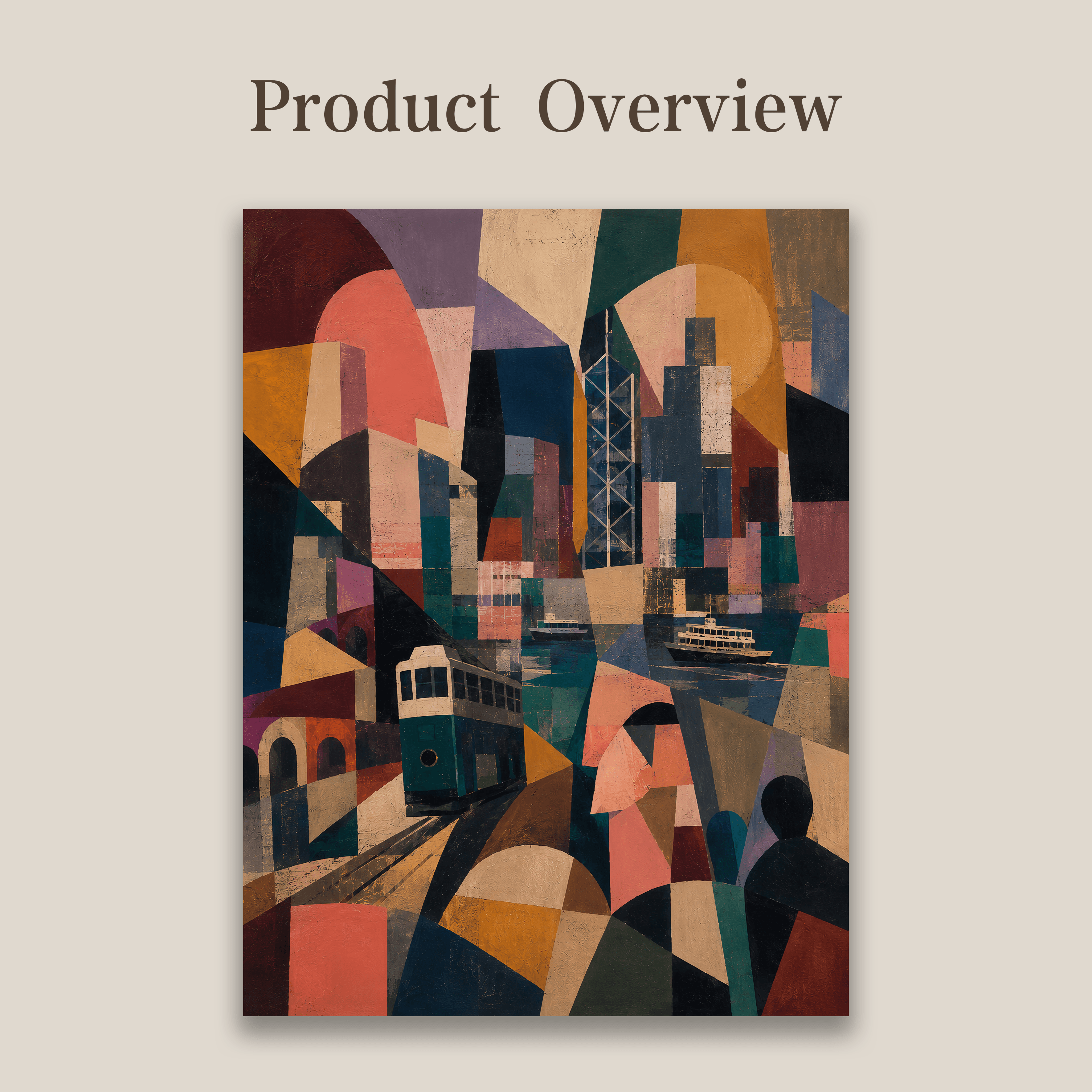 Hong Kong —— Vertical Zen（Unframed）