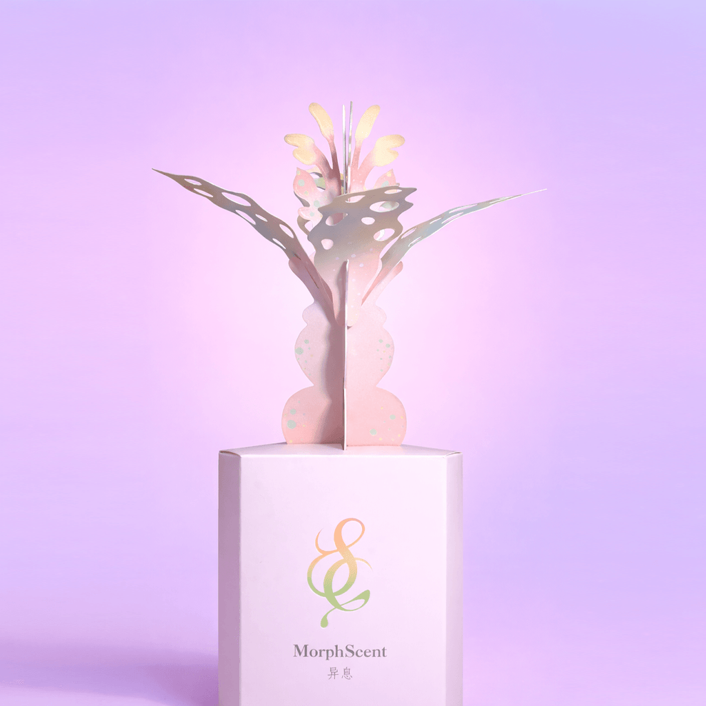 MorphScent | Original Pop-Up Paper Art Diffuser - English Pear & Freesia Edition