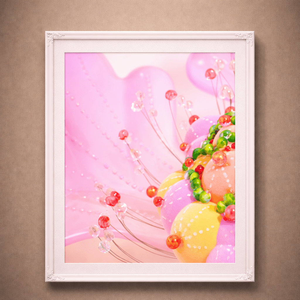 The Sugarspun Bloom | Photographic Print of Original Handcrafted Sculpture (Unframed)