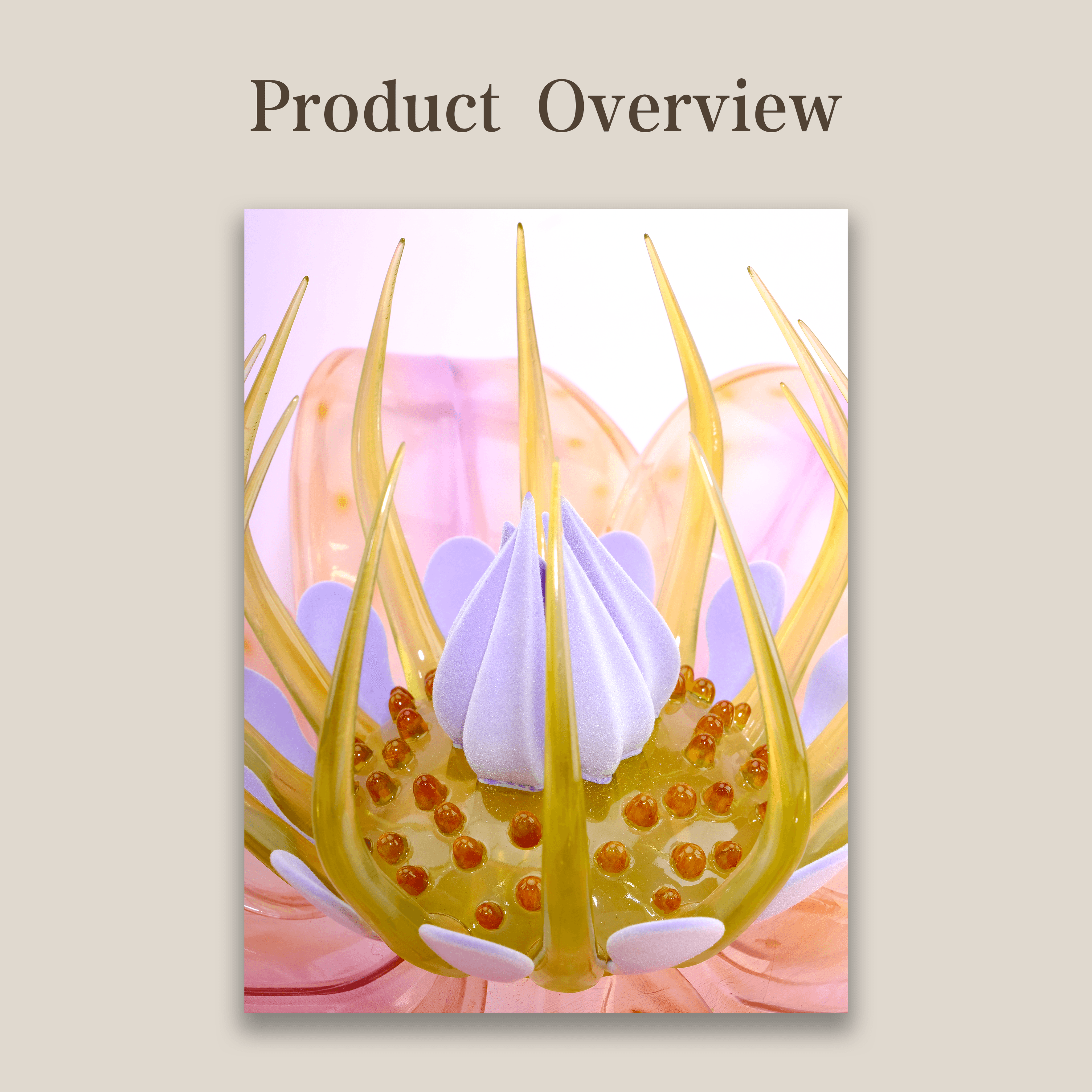 The Thorny Lotus | Photographic Print of Original Handcrafted Sculpture (Unframed)