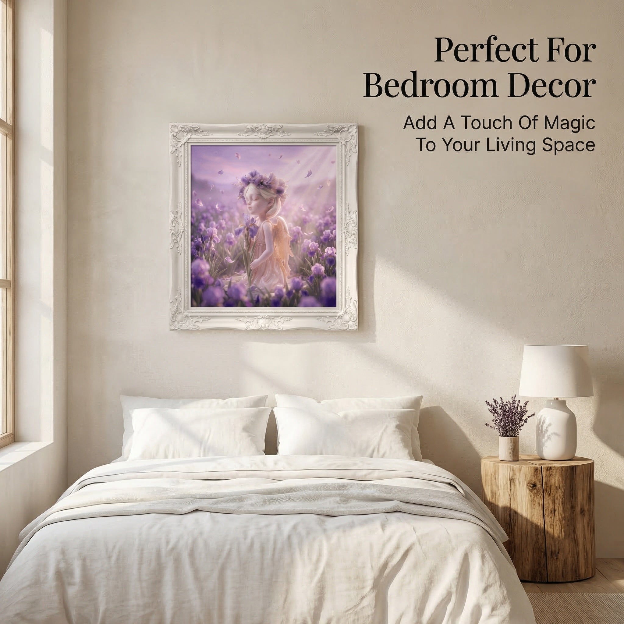 The Cosmic Bloom | Bioluminescent Succulent Art Print (Unframed)
