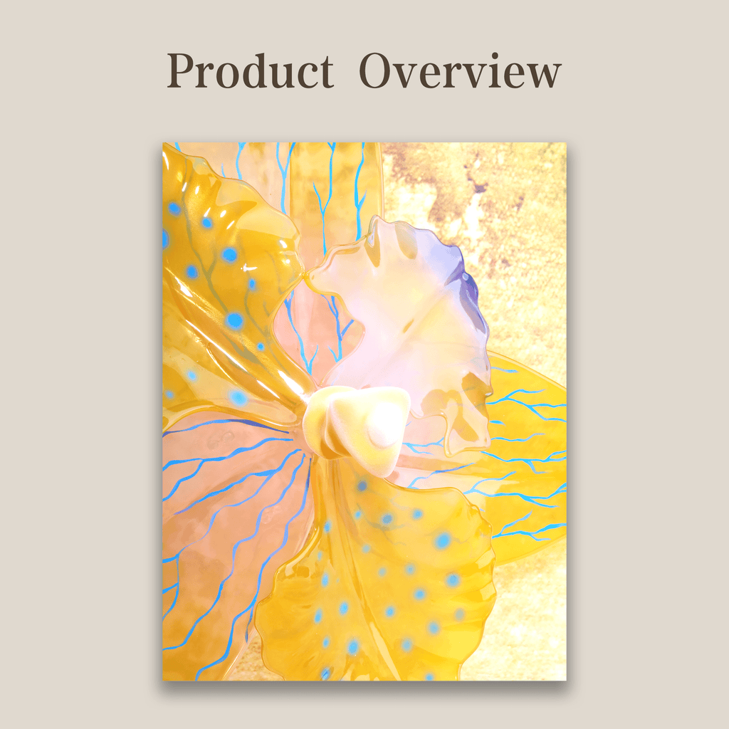 The Aurora Orchid | Photographic Print of Original Handcrafted Sculpture (Unframed)