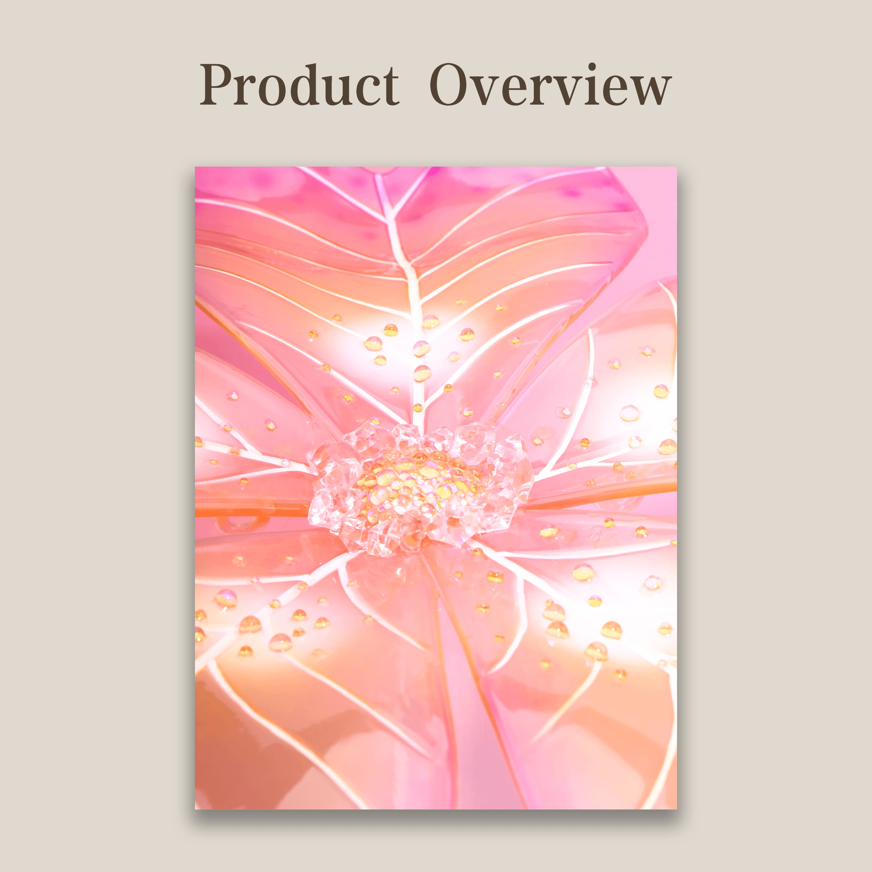 Heartlight Bloom | Photographic Print of Original Handcrafted Sculpture (Unframed)