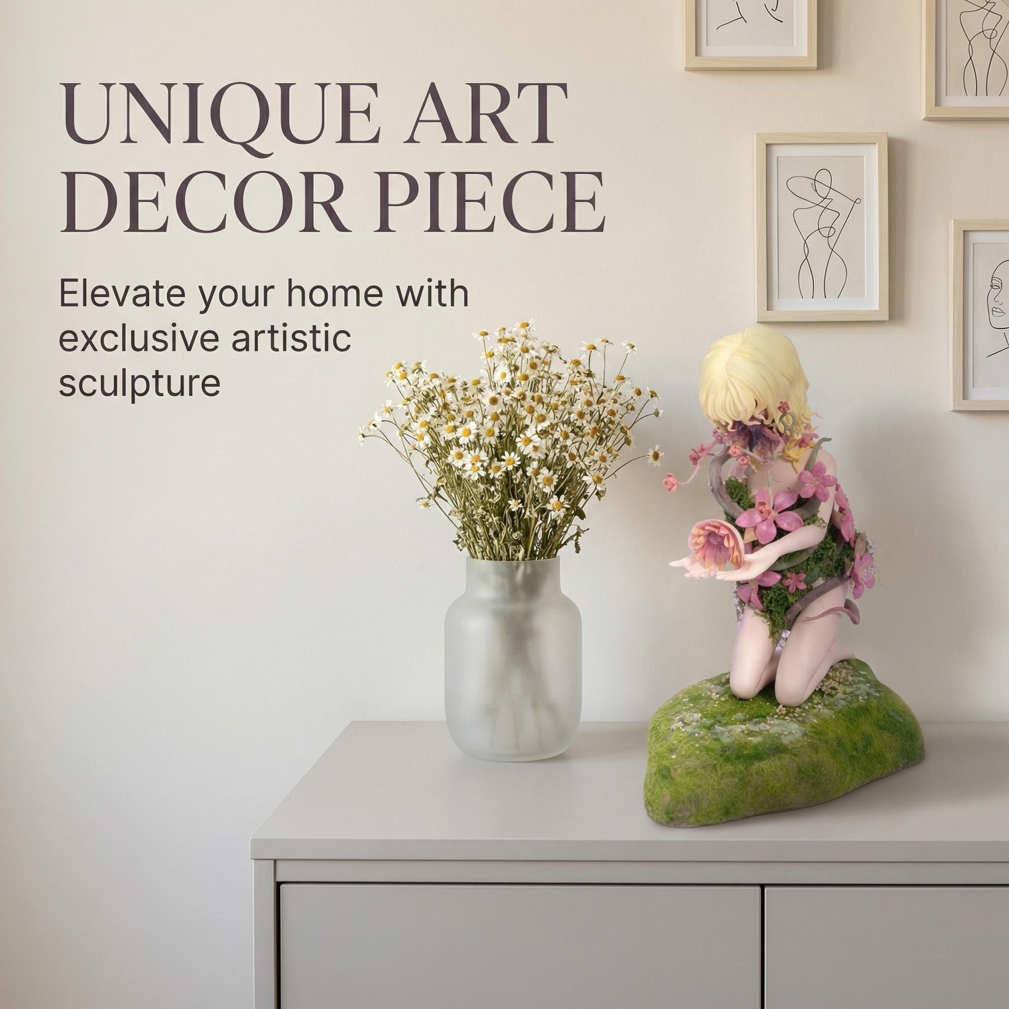 Rebirth | Hand-Painted Sculptural Art Collectible