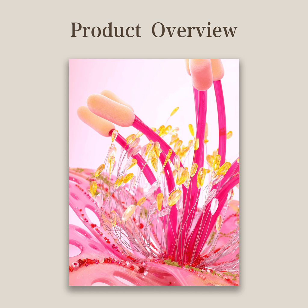 The Blushing Lily | Photographic Print of Original Handcrafted Sculpture (Unframed)