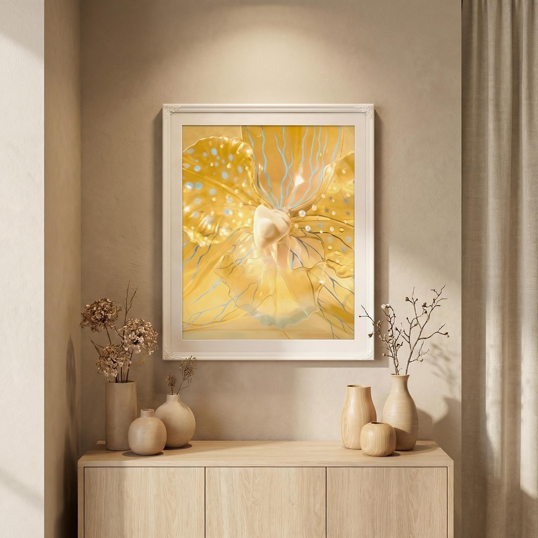 Solar Pulse Bloom | Photographic Print of Original Handcrafted Sculpture (Unframed)
