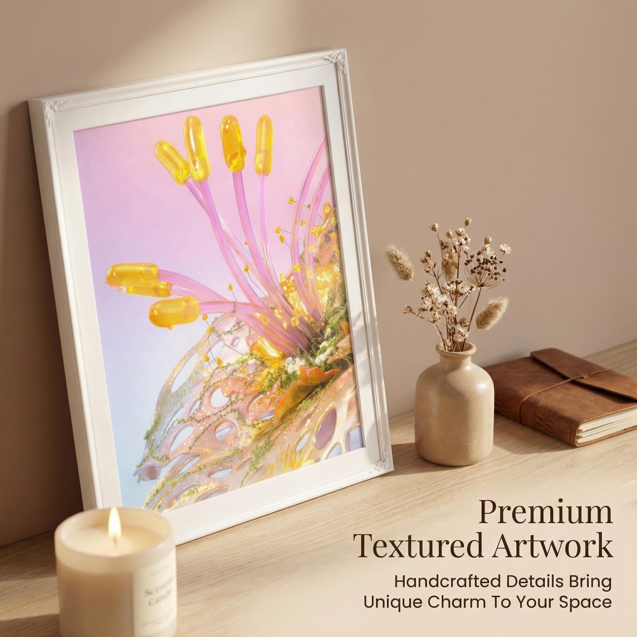 The Fantasy Bloom | Photographic Print of Original Handcrafted Sculpture (Unframed)