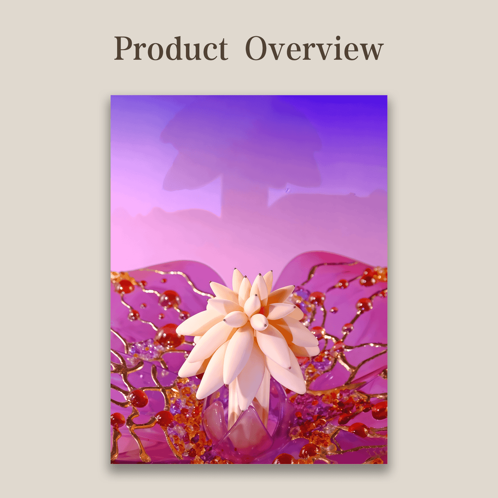 Aetheris Bloom | Photographic Print of Original Handcrafted Sculpture (Unframed)