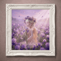 The Cosmic Bloom | Bioluminescent Succulent Art Print (Unframed)