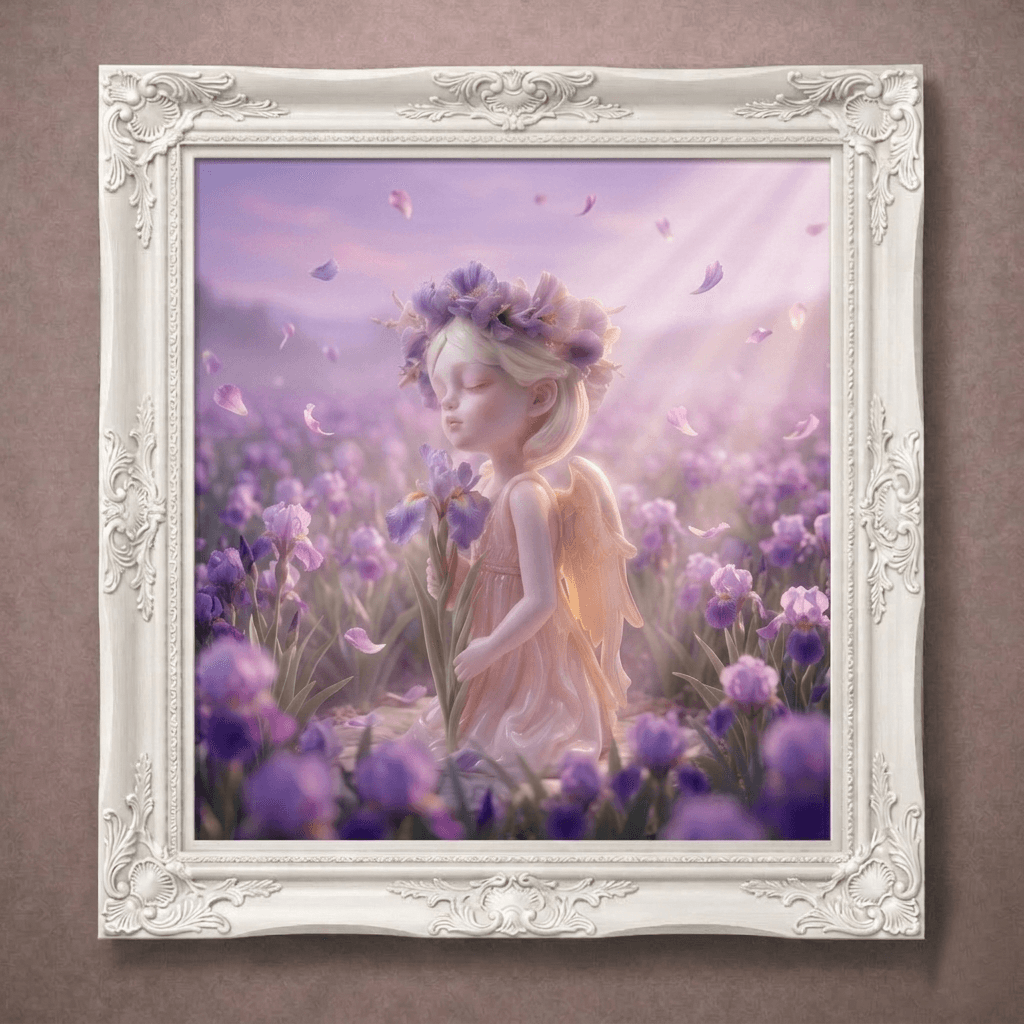 The Cosmic Bloom | Bioluminescent Succulent Art Print (Unframed)