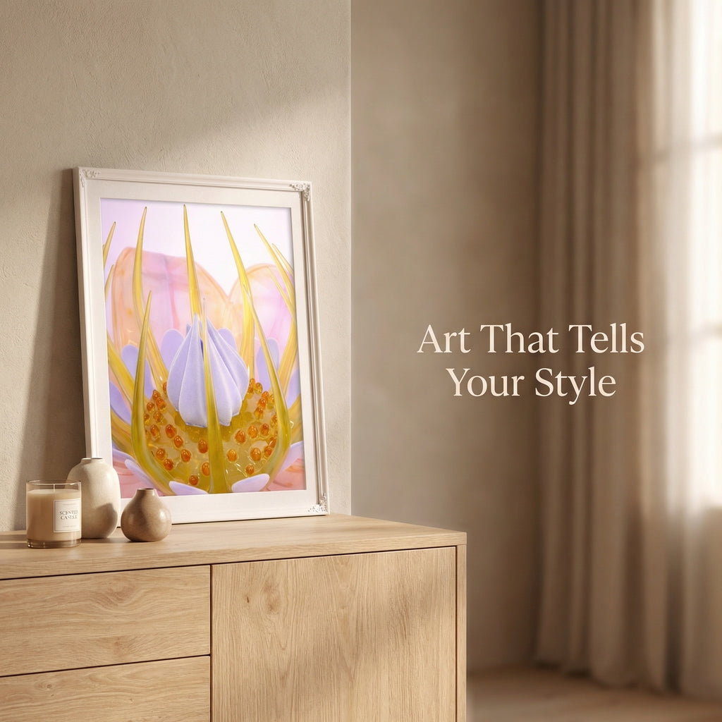 The Thorny Lotus | Photographic Print of Original Handcrafted Sculpture (Unframed)