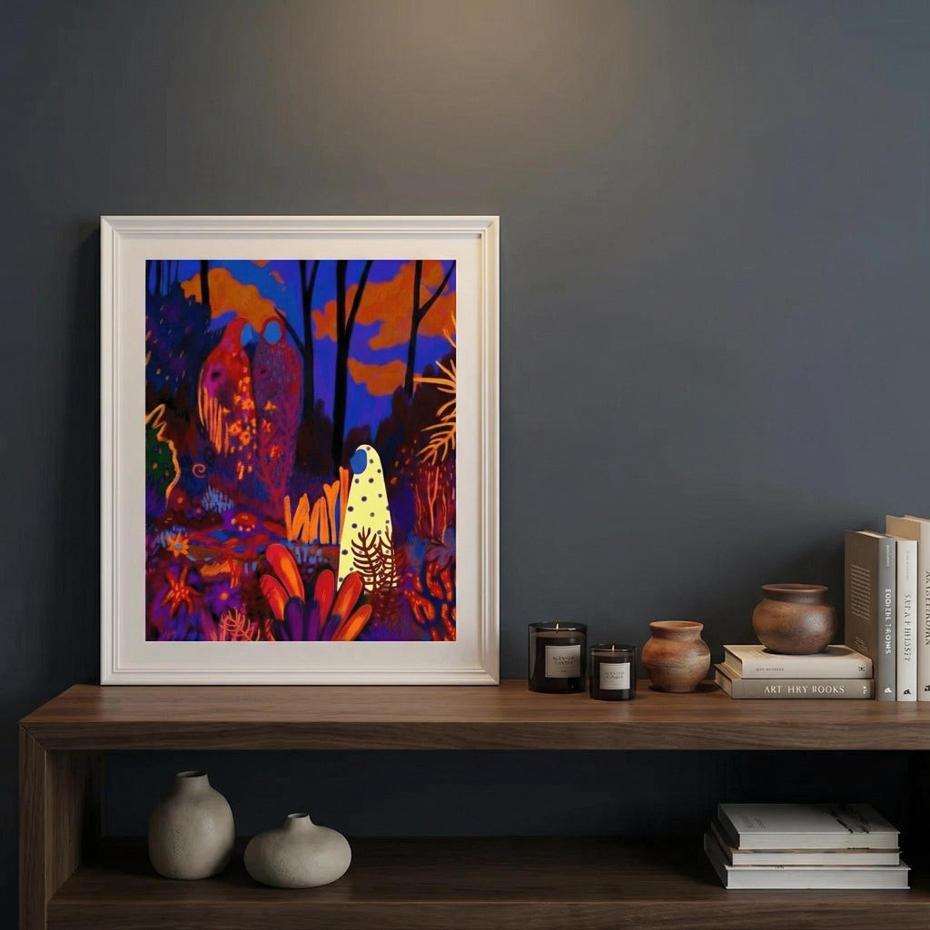 The Outsider Series: Refusal to Fade | Bold Expressionist Art Print (Unframed)