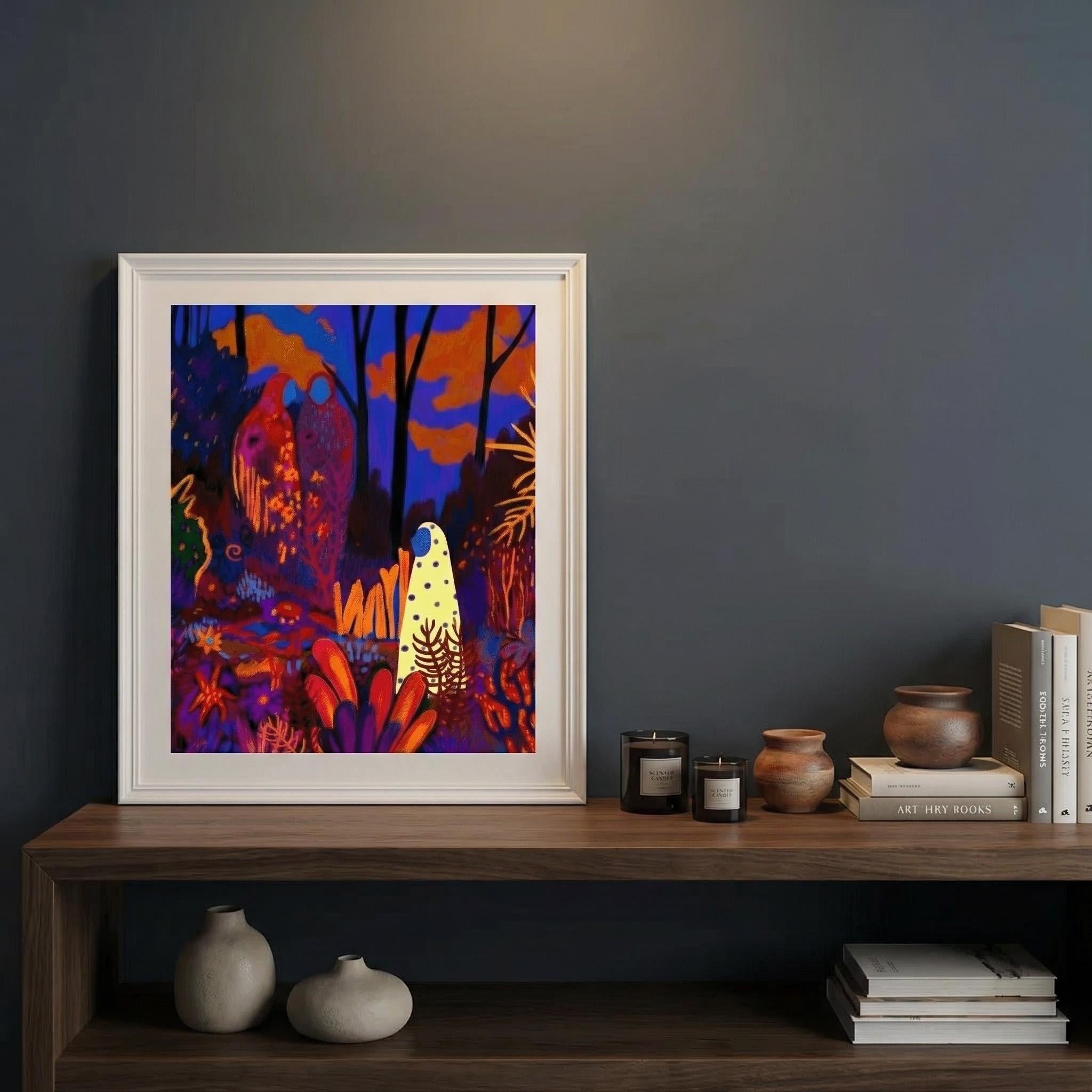 The Outsider Series: Refusal to Fade | Bold Expressionist Art Print (Unframed)