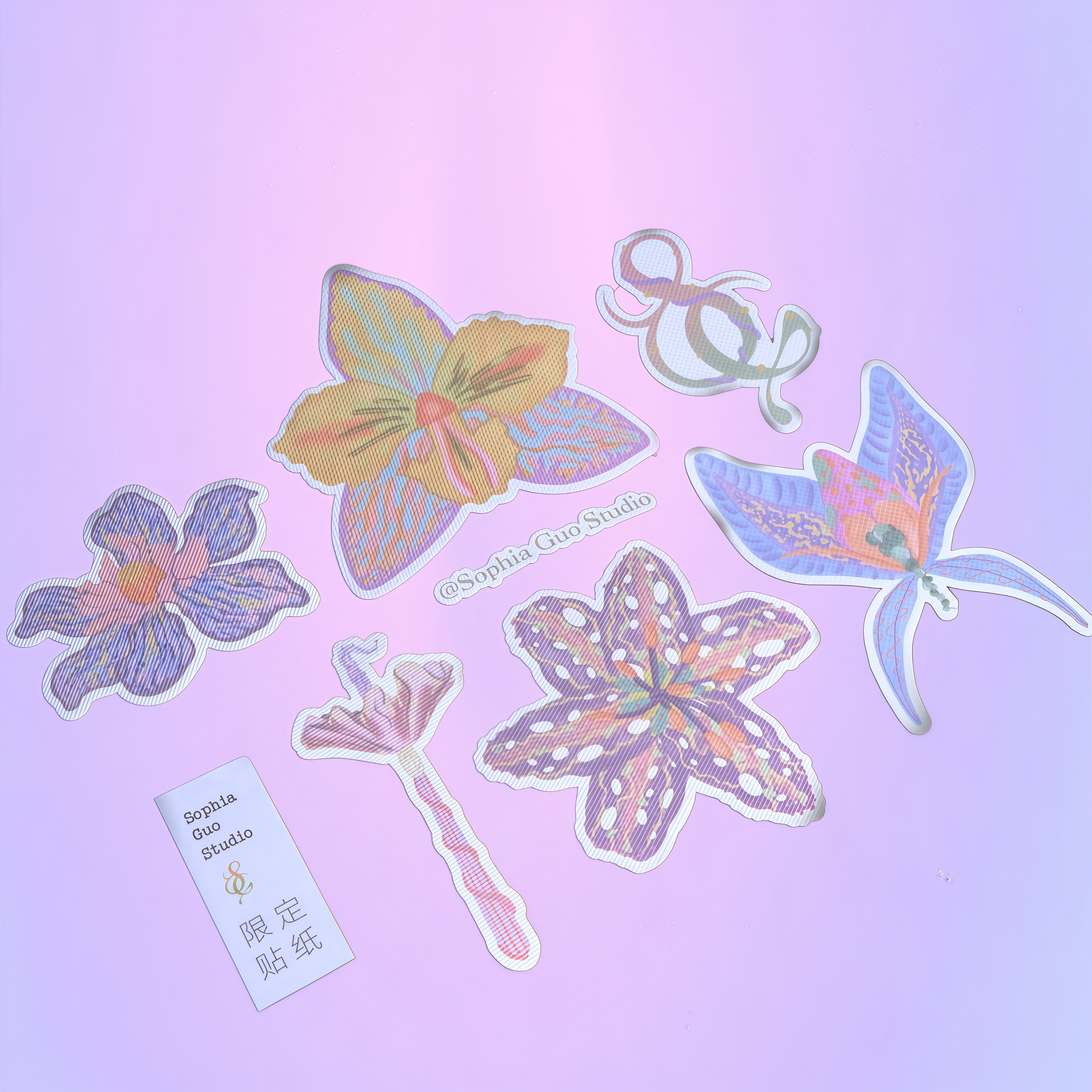 The Enchanted Flora Archive | Textured Fine Art Paper Decals - Studio Exclusive