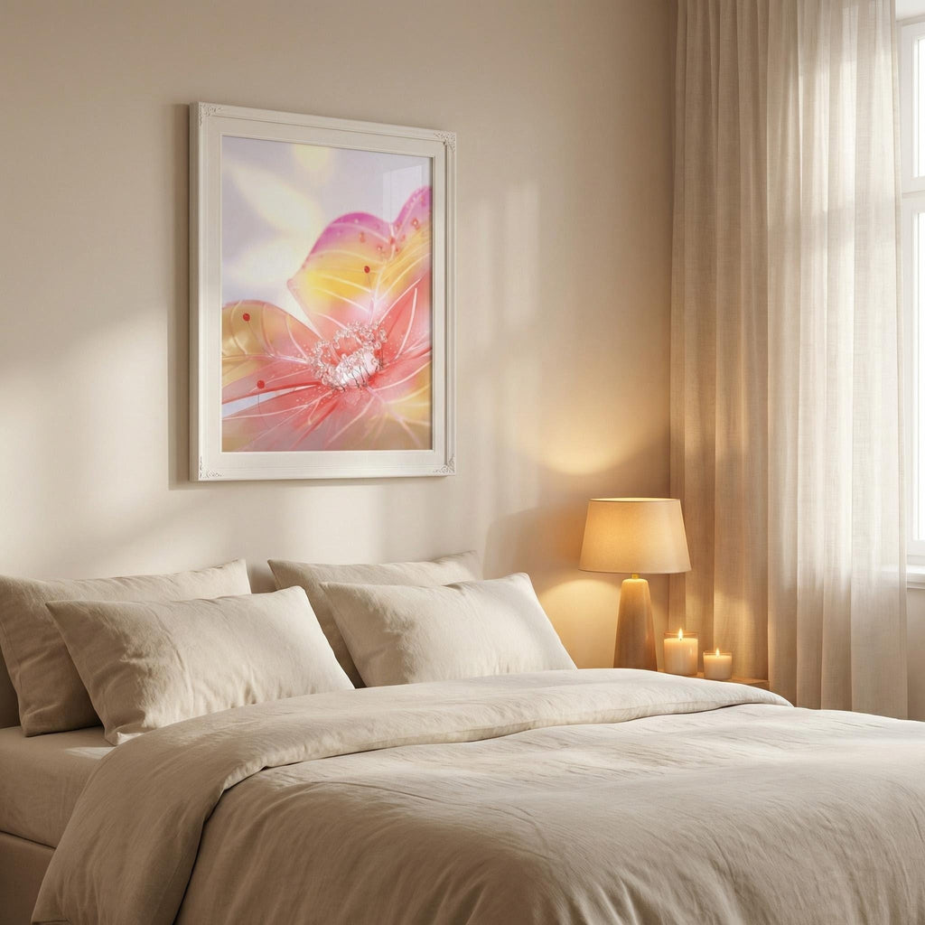 Radiant Pulse Bloom | Photographic Print of Original Handcrafted Sculpture (Unframed)