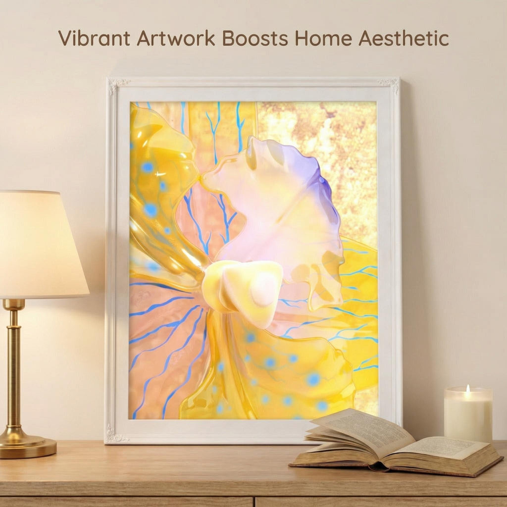 The Aurora Orchid | Photographic Print of Original Handcrafted Sculpture (Unframed)