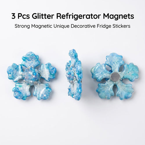 Cyber Bloom | Hand-Cast Ethereal Art Magnet