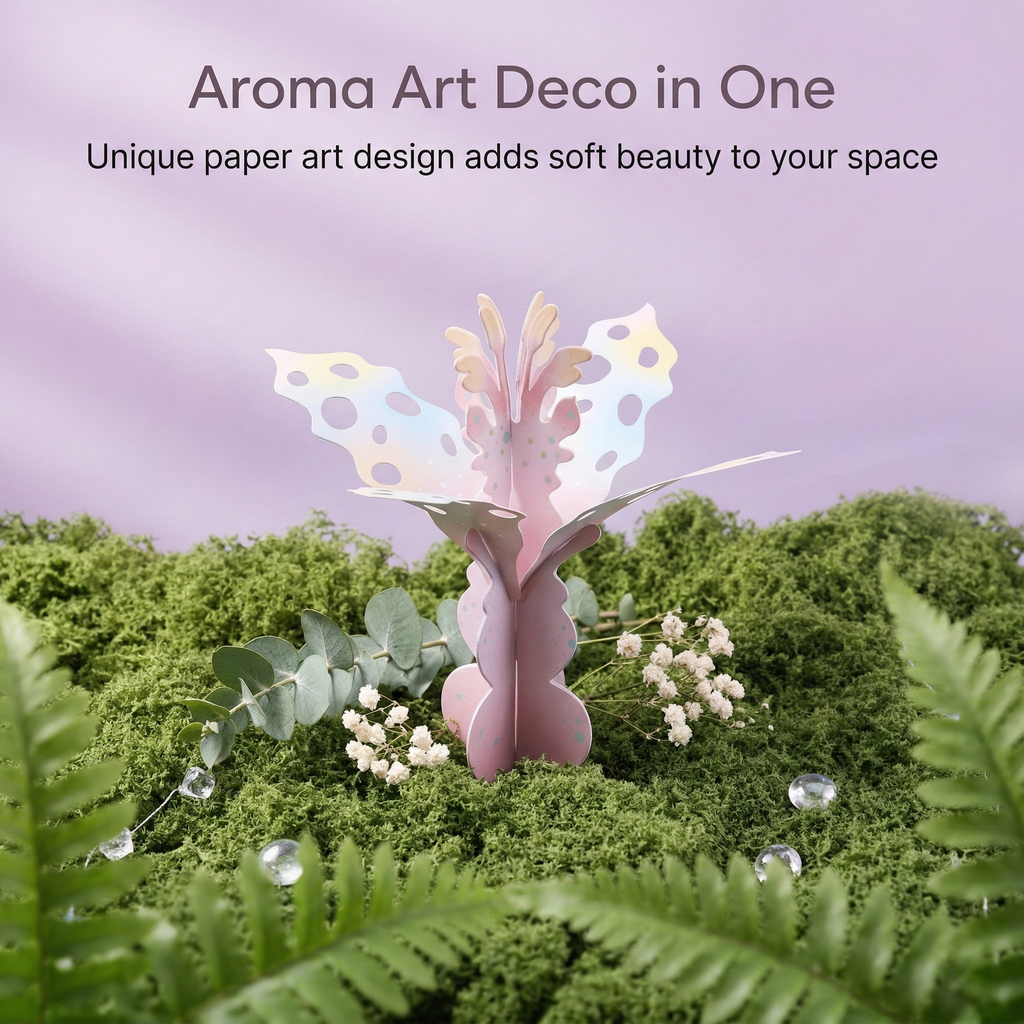 MorphScent | Original Pop-Up Paper Art Diffuser - English Pear & Freesia Edition