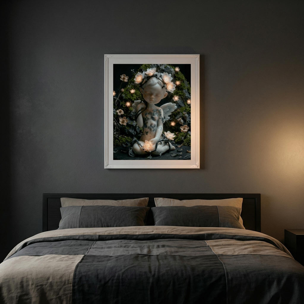 The Awakening Soul | Surreal Forest Fairy Art Print (Unframed)