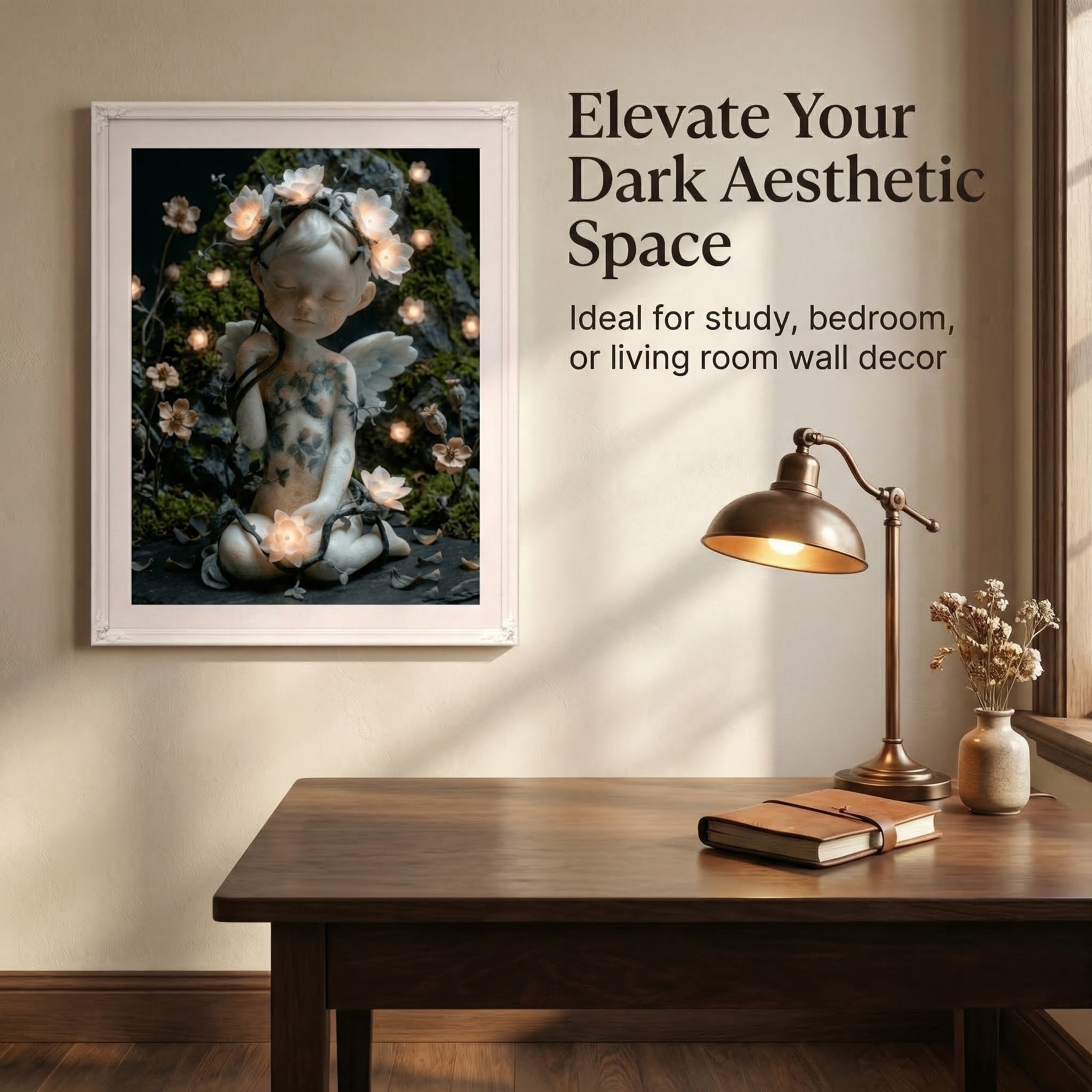 The Awakening Soul | Surreal Forest Fairy Art Print (Unframed)