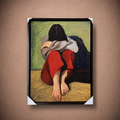 Inward Silence, 2021 | Original Hand-Painted Oil on Canvas (Framed)