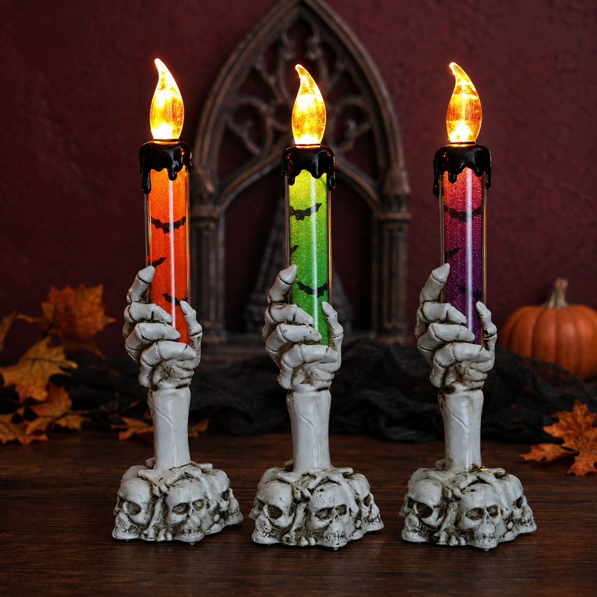 Skeleton Hand LED Candle