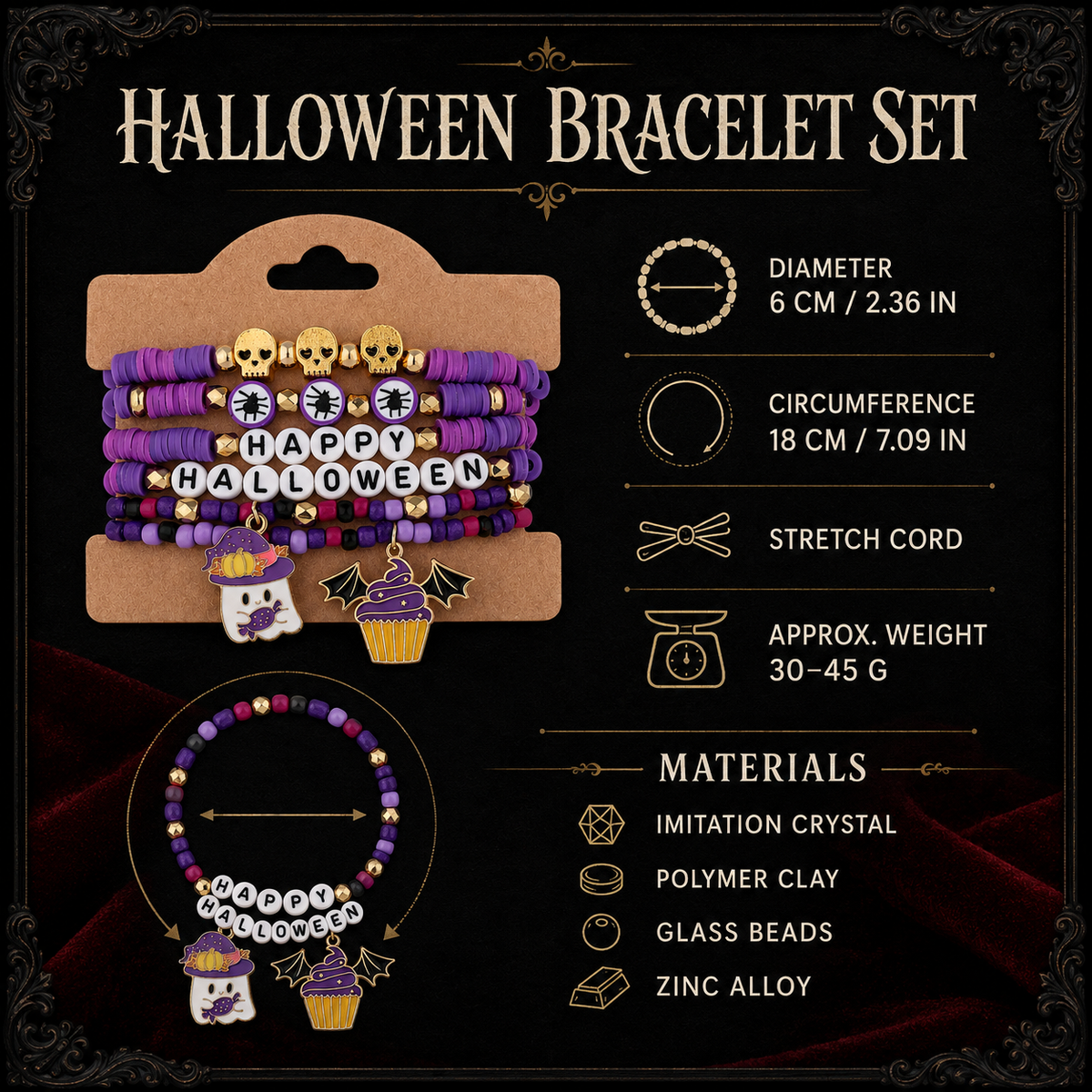 Halloween Party Bracelets