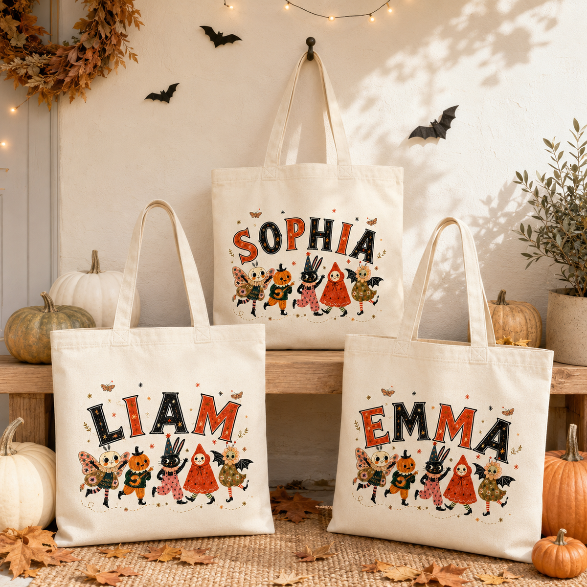 Personalized Trick or Treat Parade Tote