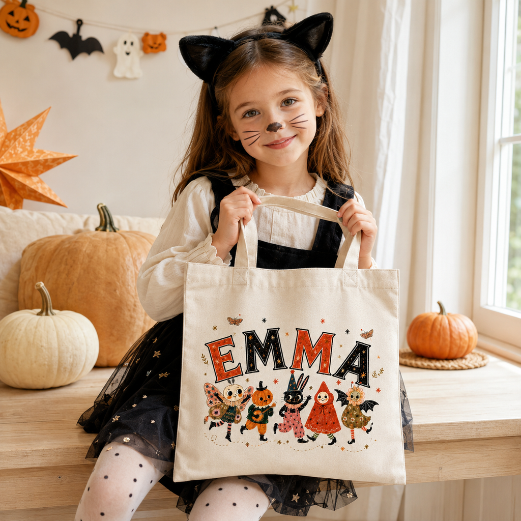 Personalized Trick or Treat Parade Tote