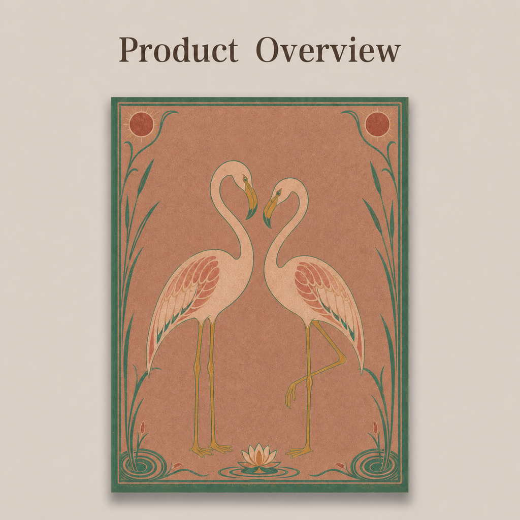 Flamingo Reverie (Unframed)