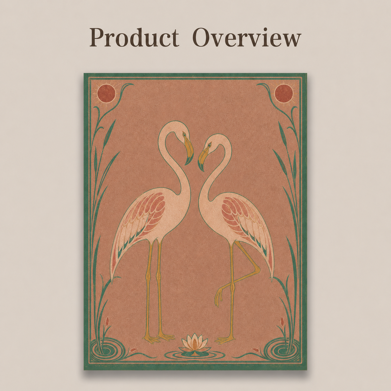 Flamingo Reverie (Unframed)