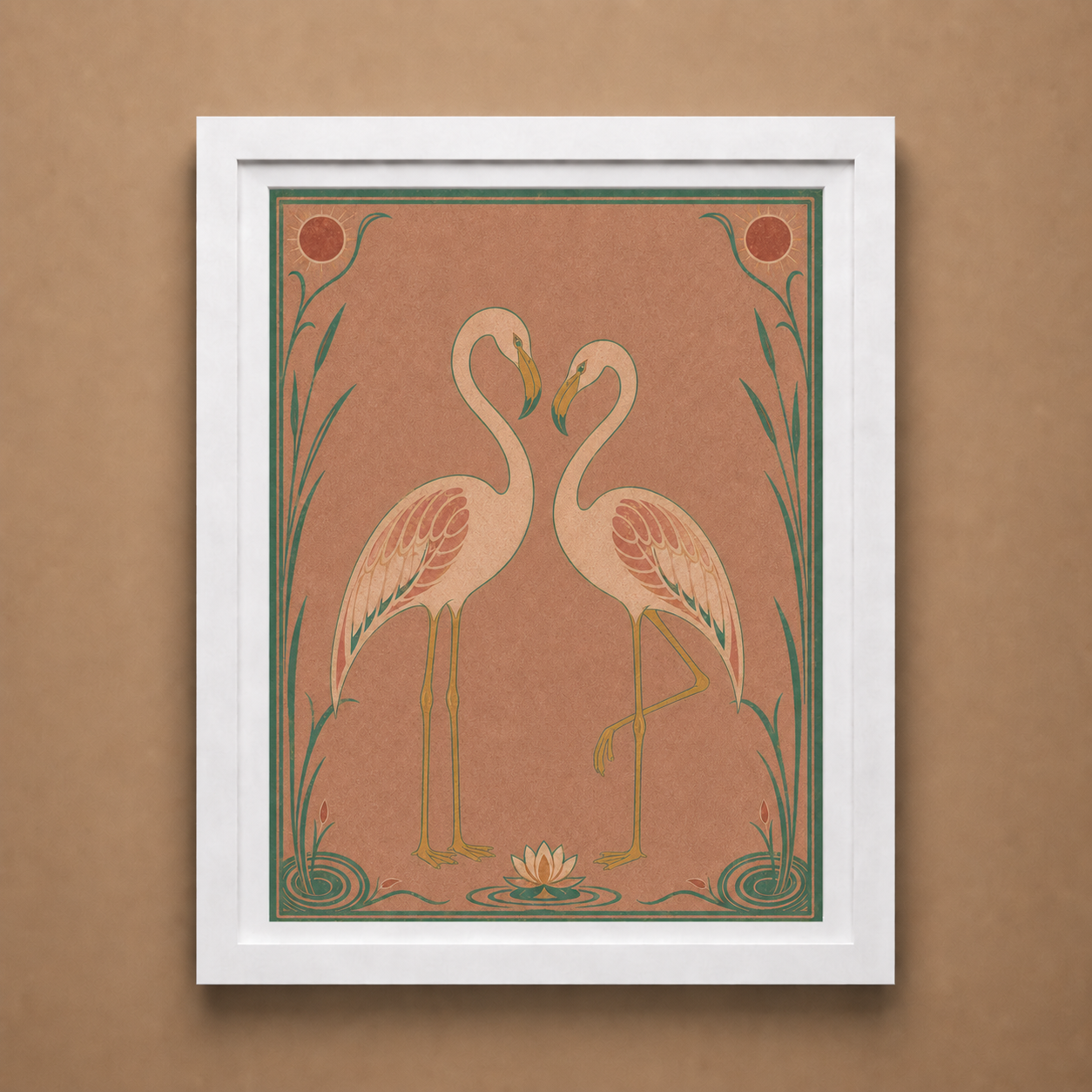 Flamingo Reverie (Unframed)