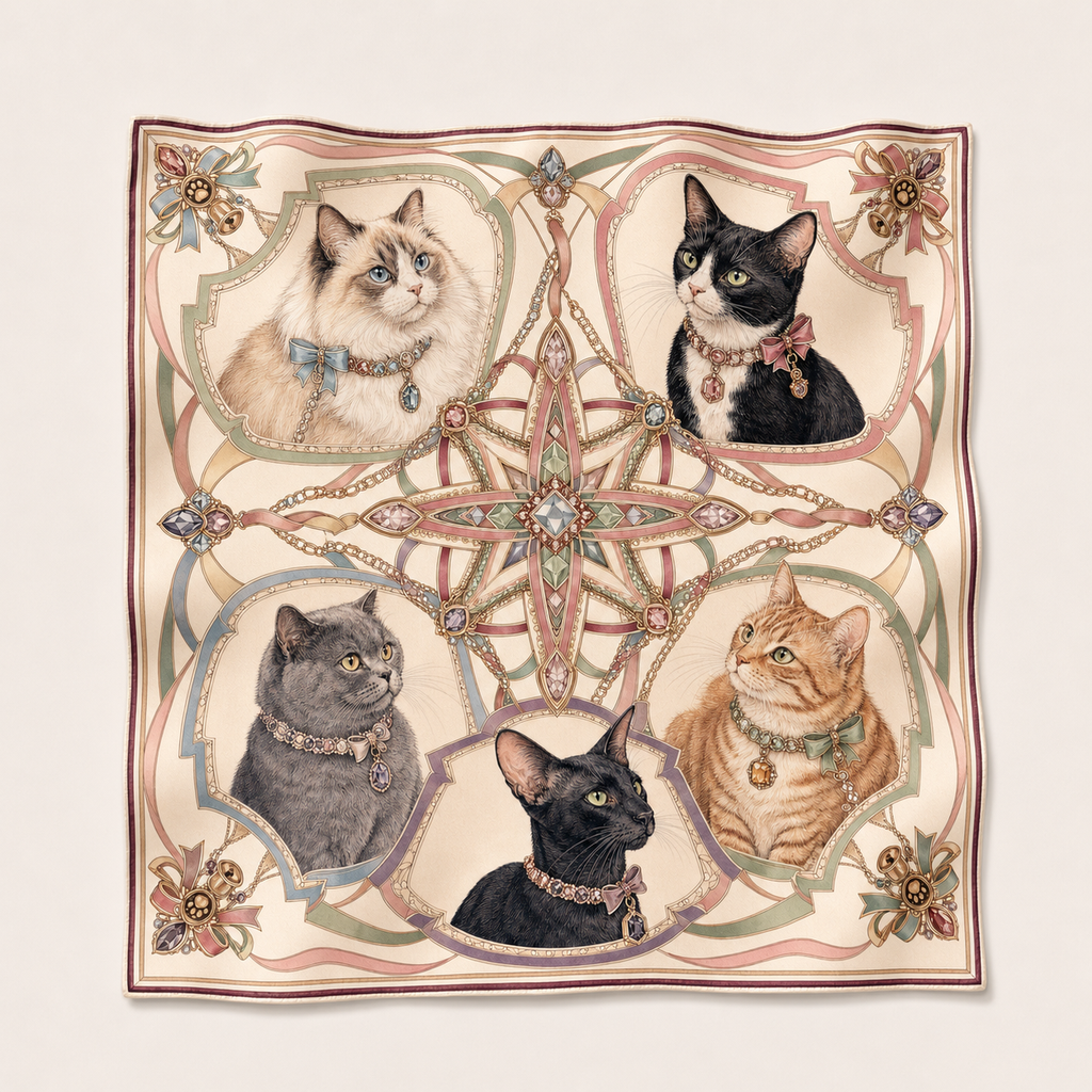 Feline Constellation (Scarf)