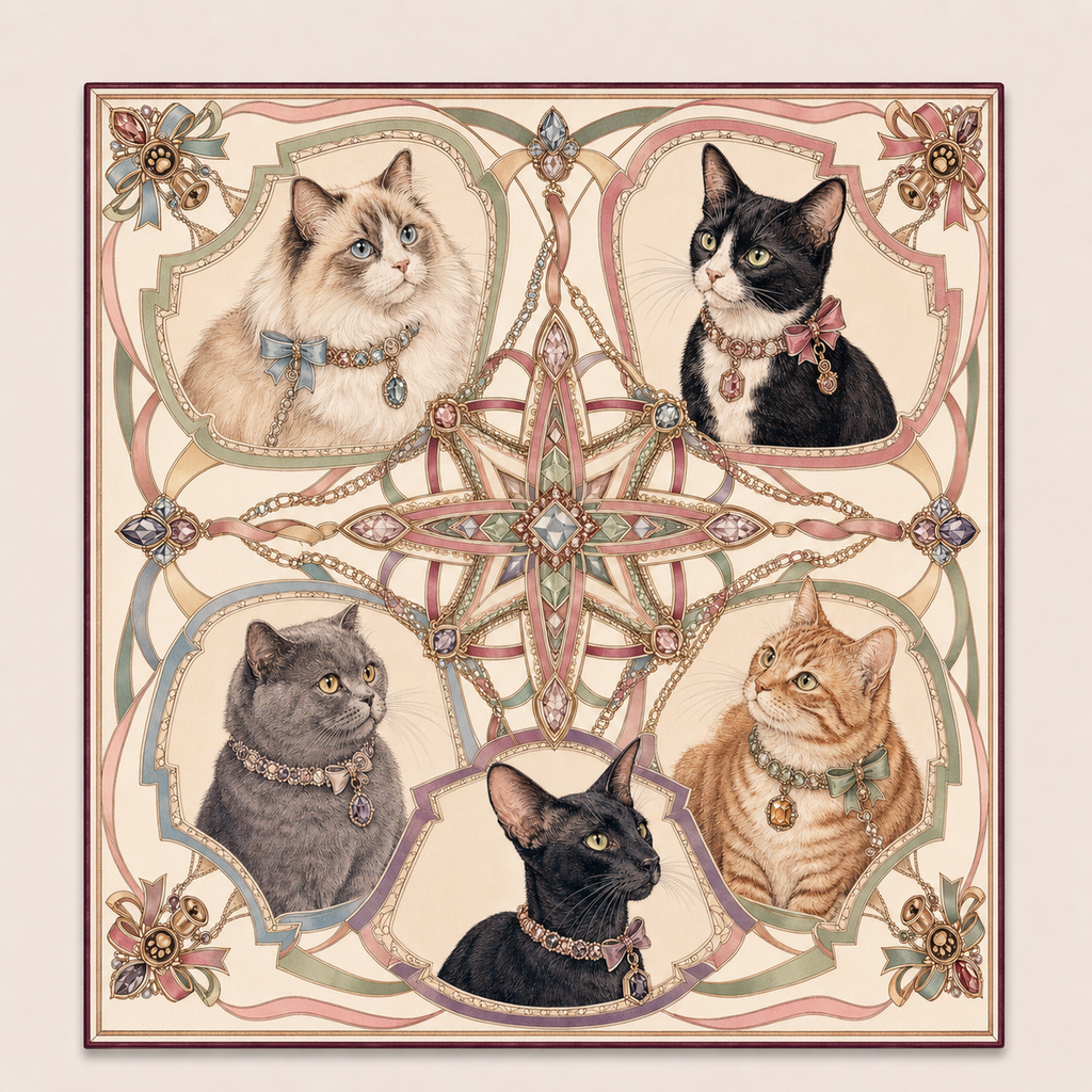 Feline Constellation (Scarf)