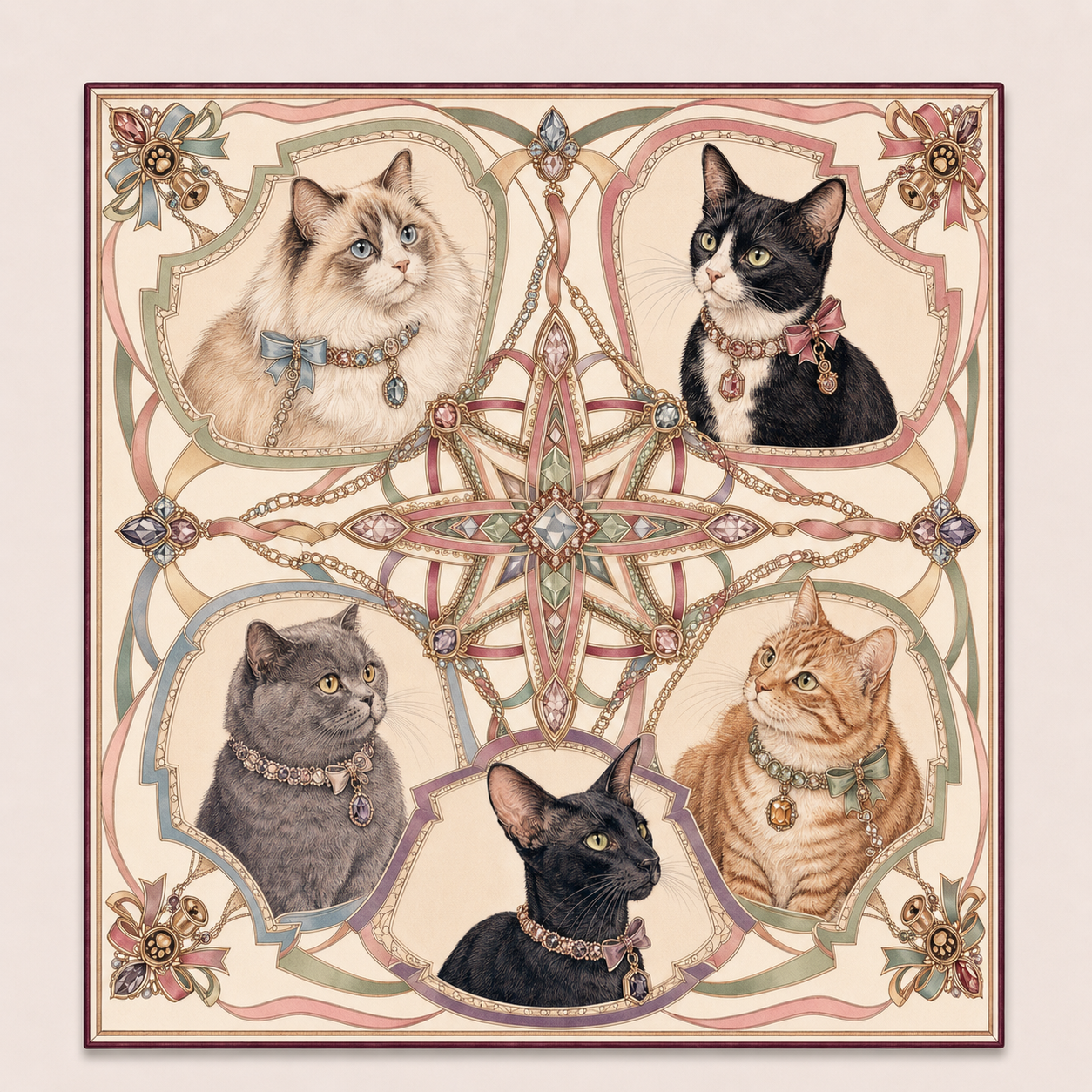Feline Constellation (Scarf)