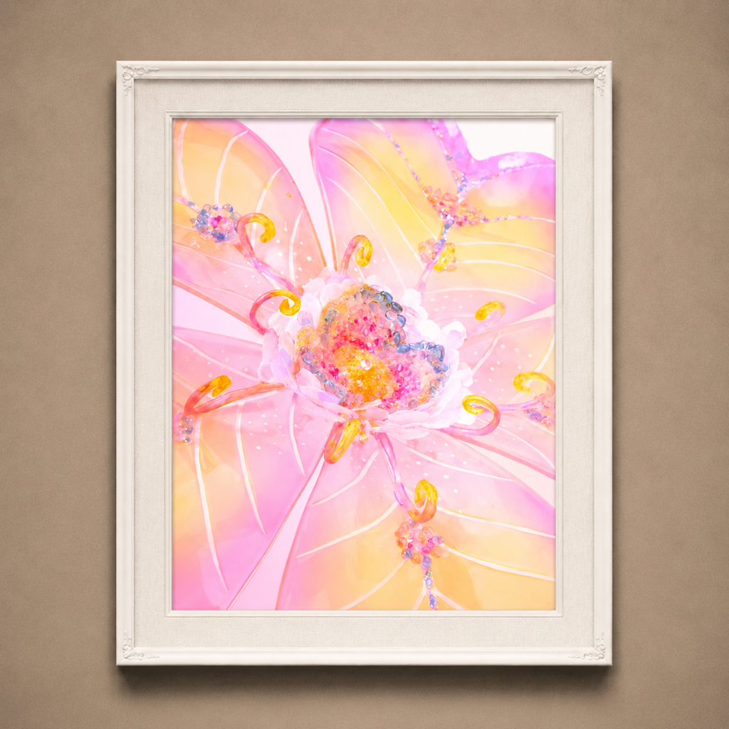 Dawn Petal Bloom | Photographic Print of Original Handcrafted Sculpture (Unframed)