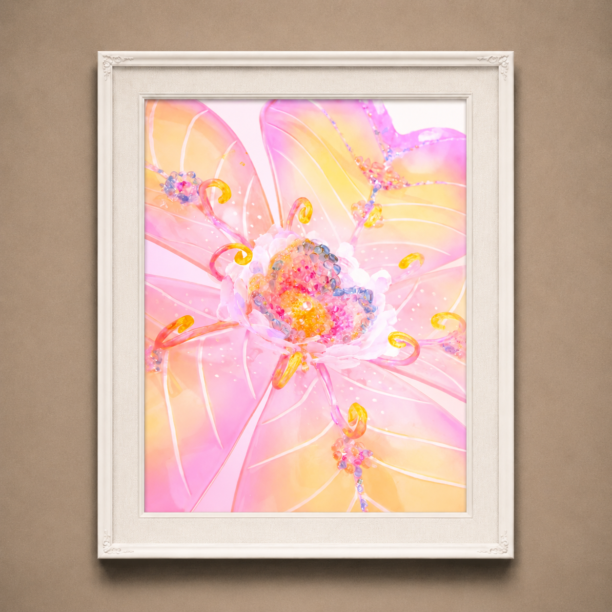 Dawn Petal Bloom | Photographic Print of Original Handcrafted Sculpture (Unframed)