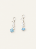 Blue Mist Pearl Earrings