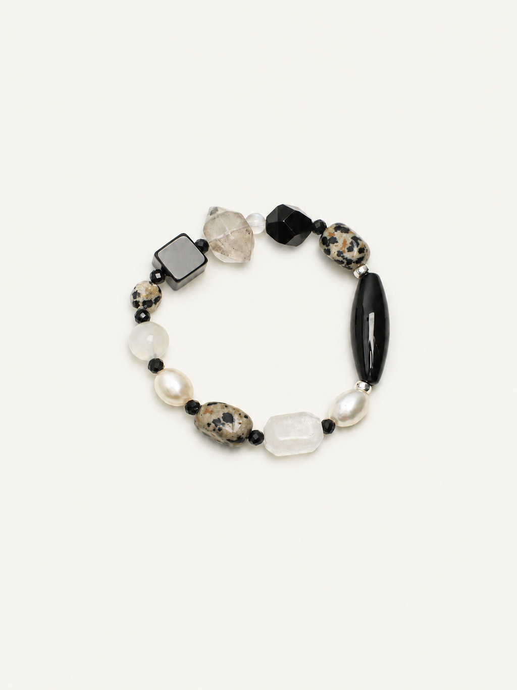 Midnight Moon Beaded Bracelet