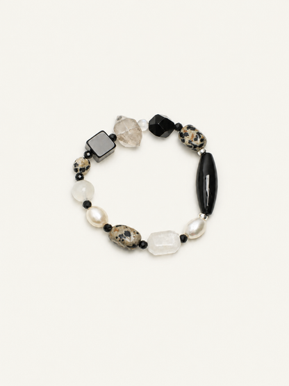 Midnight Moon Beaded Bracelet