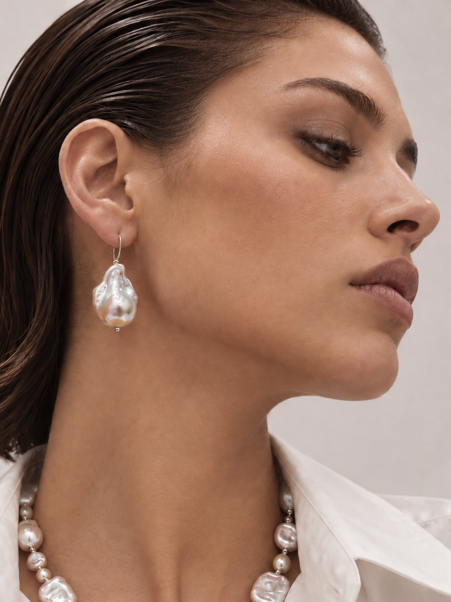 Baroque Pearl Earrings