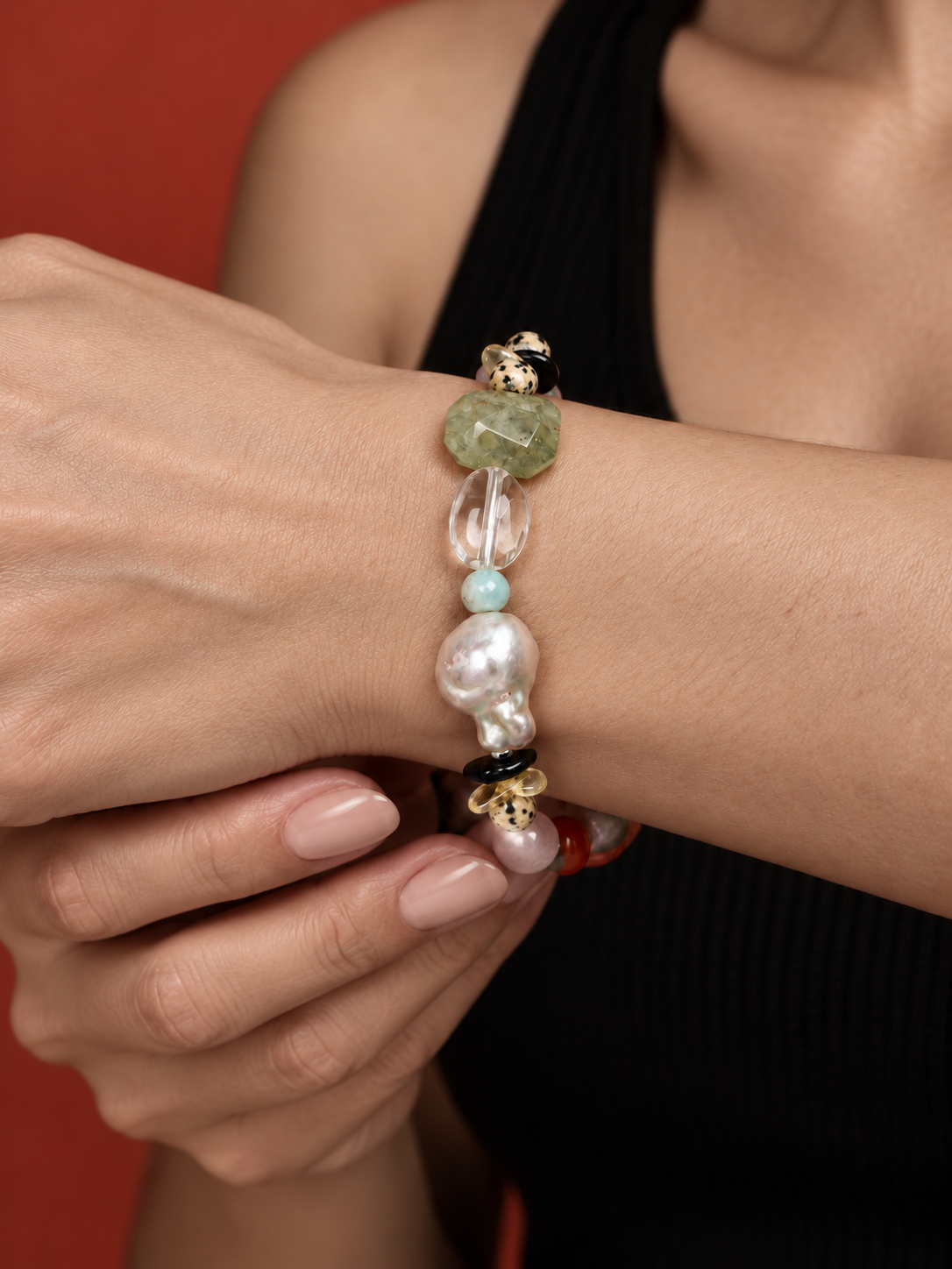 Forest Essence Beaded Bracelet