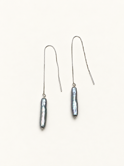 Fine Chain Drop Earrings