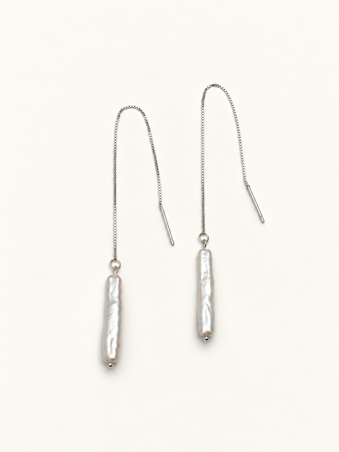 Fine Chain Drop Earrings