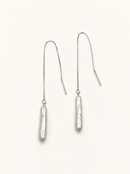 Fine Chain Drop Earrings