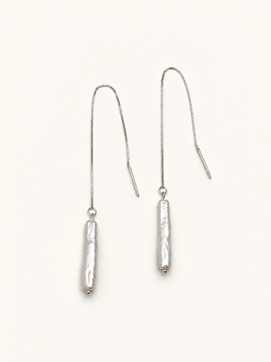 Fine Chain Drop Earrings