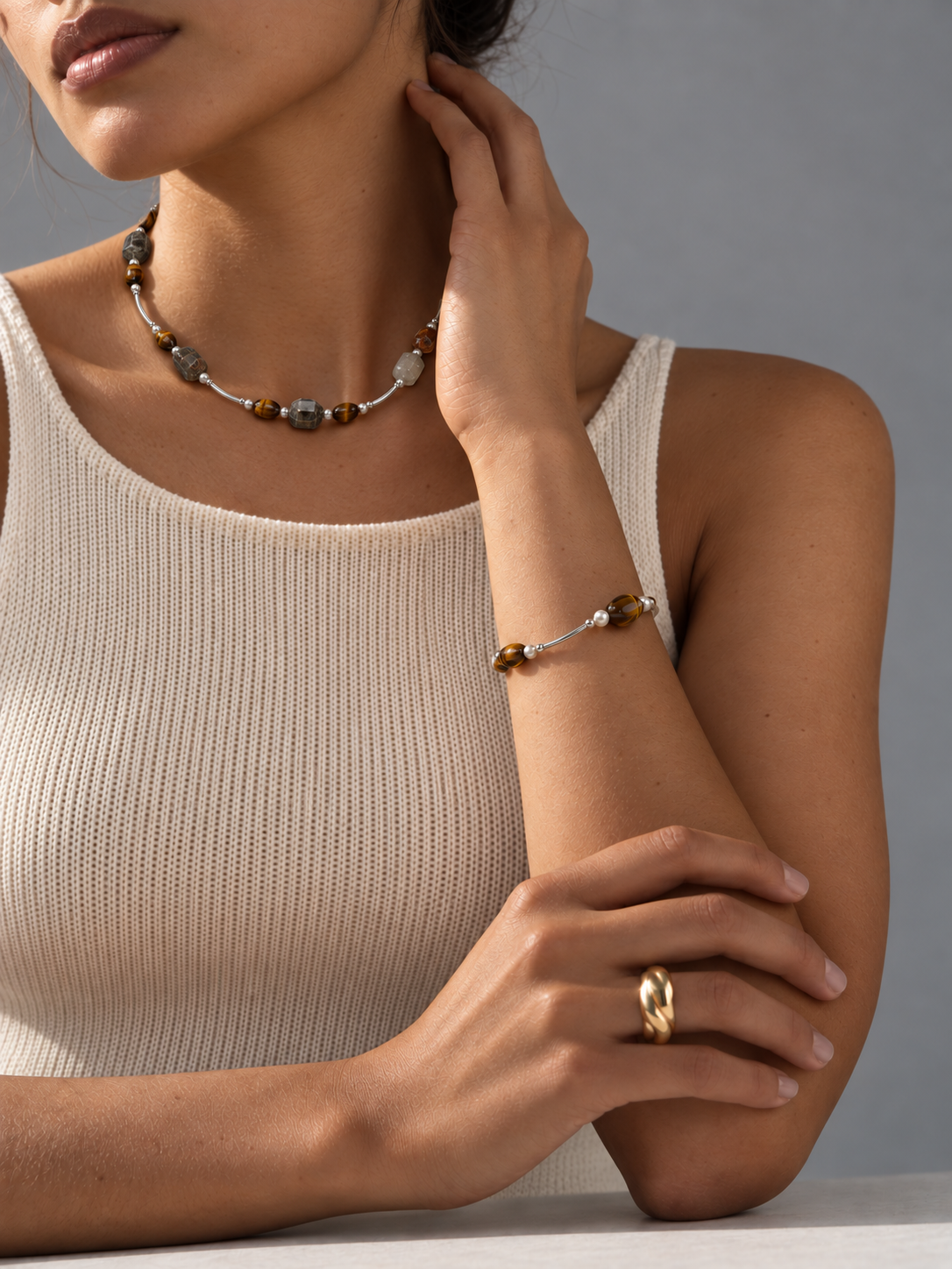 Umber Tiger’s Eye Bracelet