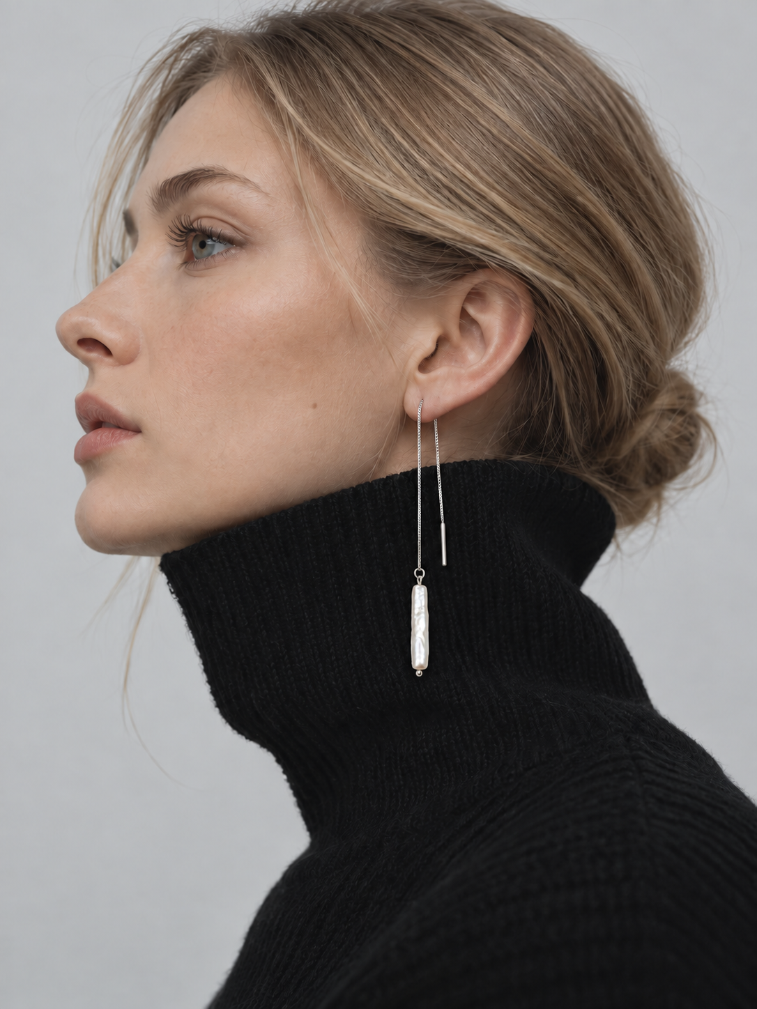 Fine Chain Drop Earrings